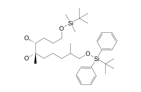 (4R,5S)-1-[tert-butyl(dimethyl)silyl]oxy-10-[tert-butyl(diphenyl)silyl]oxy-5,9-dimethyl-decane-4,5-diol