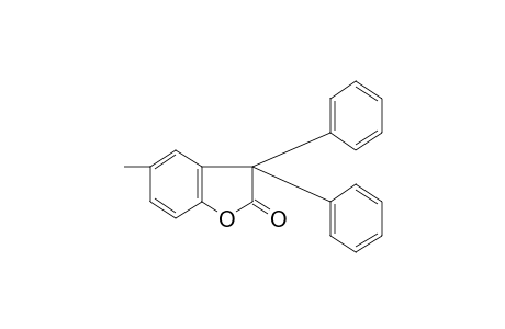 3,3-diphenyl-5-methyl-2(3H)-benzofuranone