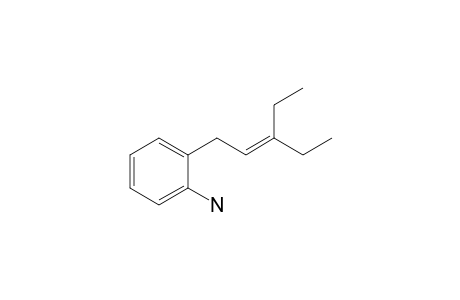 2-(3-Ethylpent-2-en-1-yl)aniline