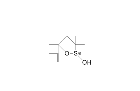 5-Isopropenyl-3,3,4,5-tetramethyl-1,2-oxathiolane 2-oxide cation