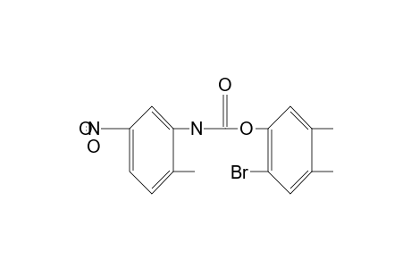 2-methyl-5-nitrocarbanilic acid, 6-bromo-3,4-xylyl ester