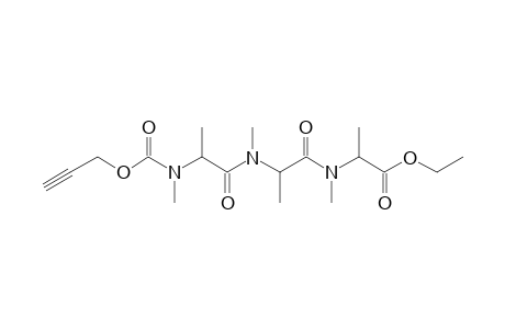 Alanylalanylalanine, N,N',N''-trimethyl-N''-propargyloxycarbonyl-, ethyl ester