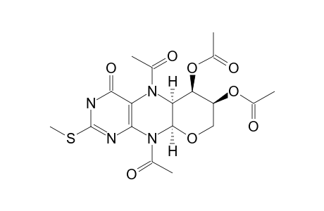 (3S,4R,4AS,10AR)-5,10-DIACETYL-3,4,4A,5,6,7,10,10A-OCTAHYDRO-8-(METHYLTHIO)-6-OXO-2H-PYRANO-[3,2-G]-PTERIDIN-3,4-DIYL-DIACETATE