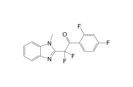 1-(2,4-difluorophenyl)-2,2-difluoro-2-(1-methyl-2-benzimidazolyl)ethanone