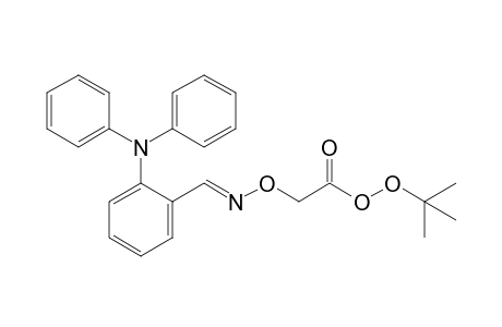 tert-Butyl 2-[({1-[2-(diphenylamino)phenyl]methylidene}amino)oxy]peracetate