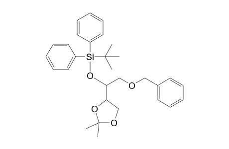 1-o-Benzyl-2-o-(T-butyldiphenylsilyl)-3,4-o-isopropylidenebutane-1,2,3,4-tetrol