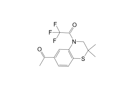 6-Acetyl-2,2-dimethyl-3,4-dihydro-4-trifluoroacetyl-2H-1,4-benzothiazine