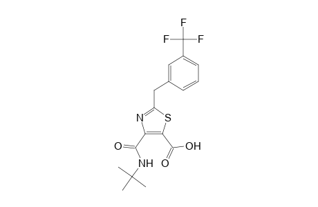 5-Thiazolecarboxylic acid, 4-[[(1,1-dimethylethyl)amino]carbonyl]-2-[[3-(trifluoromethyl)phenyl]methyl]-