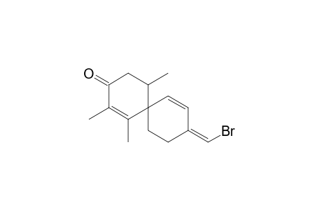 Spiro[5.5]undeca-1,7-dien-3-one, 9-(bromomethylene)-1,2,5-trimethyl-