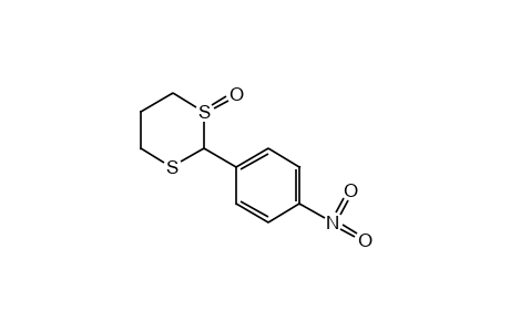 2-(p-nitrophenyl) -m-dithiane,1-oxide