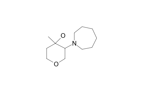 Oxan-4-ol, 3-(1-perhydroazepinyl)-4-methyl-