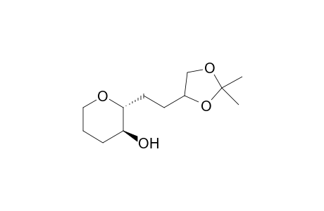 (2R,3S)-2-[2-(2,2-dimethyl-1,3-dioxolan-4-yl)ethyl]-3-oxanol