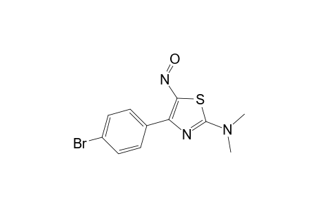 2-Thiazolamine, 4-(4-bromophenyl)-N,N-dimethyl-5-nitroso-