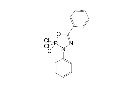 2,2,2-TRICHLORO-3,5-DIPHENYL-1,3,4,2(LAMBDA-5)-OXADIAZAPHOSPHOLINE