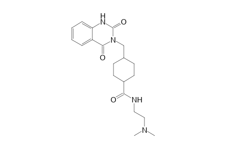 cyclohexanecarboxamide, 4-[(1,4-dihydro-2,4-dioxo-3(2H)-quinazolinyl)methyl]-N-[2-(dimethylamino)ethyl]-