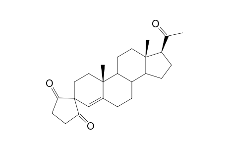 Spiro[2,5-Dioxacyclopentane-1,3'-progesterone]