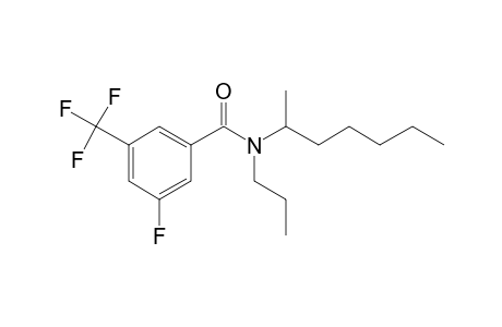 Benzamide, 3-fluoro-5-trifluoromethyl-N-propyl-N-(hept-2-yl)-