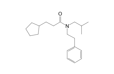 3-Cyclopentylpropionamide, N-(2-phenylethyl)-N-isobutyl-