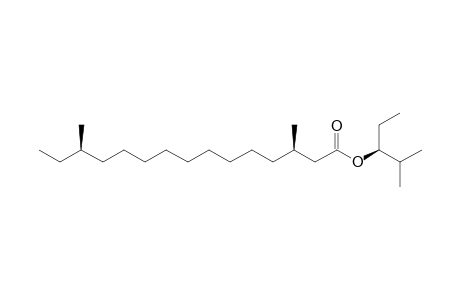 (3R,13R,10S)-1'-Ethyl-2'-methylpropyl 3,13-dimethylpentadecanoate