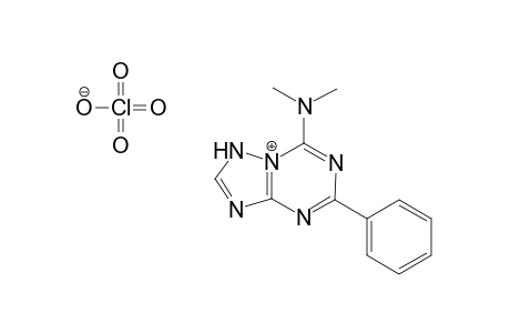 4-Dimethylamino-2-phenyl-1,2,4-triazolo[4,3-a]-1,3,5-triazinium perchlorate