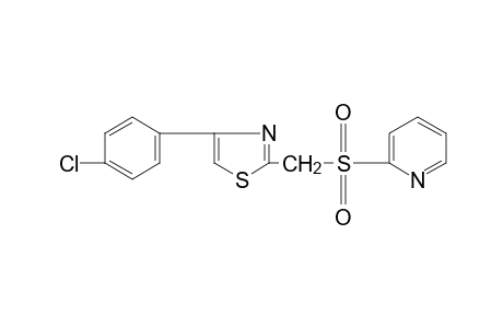 4-(p-chlorophenyl)-2-{[(2-pyridyl)sulfonyl]methyl}thiazole