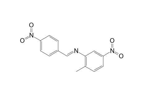 Benzenamine, 2-methyl-5-nitro-N-(4-nitrobenzylidene)-