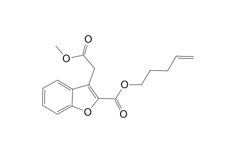 3-(2-keto-2-methoxy-ethyl)coumarilic acid pent-4-enyl ester