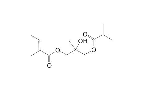 2-Hydroxy-2-methylpropane-1,3-diyl 1-((E)-2'-methyl-2-butenoate) 3-isobutyrate