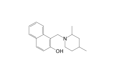 1-[(2,4-Dimethylpiperidino)methyl]-2-naphthol