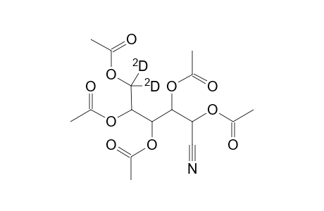 6,6-Dideuterioglucose - aldonitrile pentaacetate