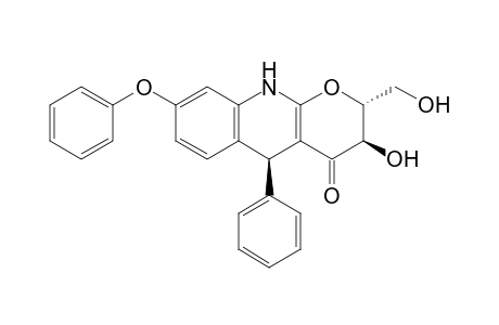 (2R,3R,5S)-2,3,5,10-Tetrahydro-3-hydroxy-2-hydroxymethyl-8-phenoxy-5-phenylpyrano[2,3-b]quinolin-4-one