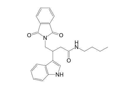 N-Butyl-4-(1',3'-dioxo-1',3'-dihydroisoindol-2'-yl)-3-(1H-indol-3"-yl)-butyramide