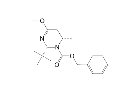 Benzyl (2R,6S)- 2-(t-butyl)-6-methyl-4-methoxy-5,6-dihydro-2H-pyrimidine-1-carboxylate