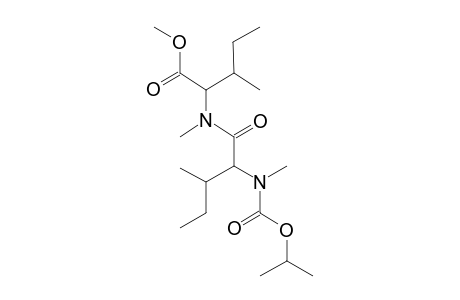 ile-ile, N,N'-Dimethyl-N-(isopropyloxycarbonyl)-, methyl ester