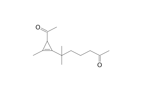 2-Heptanone, 6-(3-acetyl-2-methyl-1-cyclopropen-1-yl)-6-methyl-