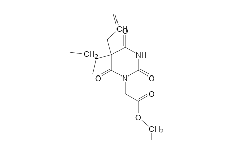 5-allyl-5-sec-butylhexahydro-2,4,6-trioxo-1-pyrlmidineacetic acid, ethyl ester
