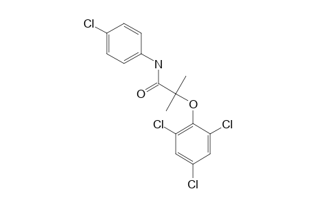 4'-chloro-2-methyl-2-(2,4,6-trichlorophenoxy)propionanilide