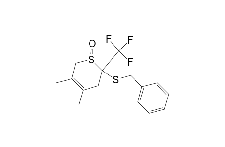 3,6-dihydro-4,5-dimethyl-2-benzylthio-2-trifluoromethyl-2H-thiine-1-oxide