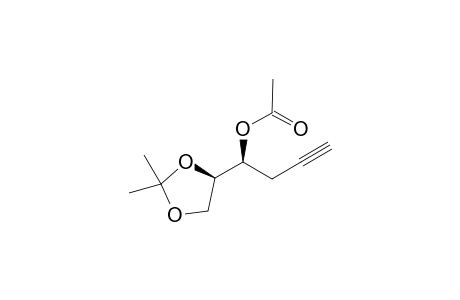 (2R,3S)-3-Acetoxy-1,2-O-isopropylidenehex-5-yne-1,2,3-triol