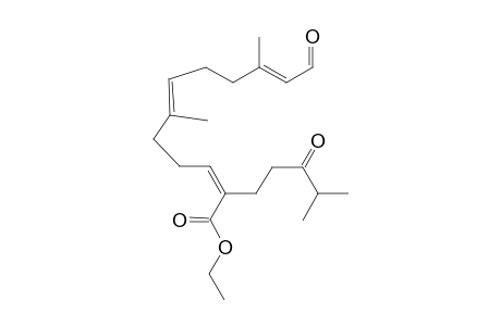 (2E,4Z,10E)-11-Ethoxycarbonyl-3,7,15-trimethyl-1,14-dioxohexadeca-2,6,10-triene