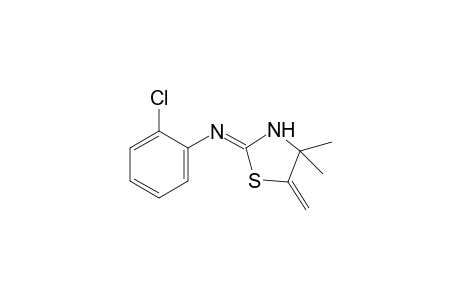 2-[(o-chlorophenyl)imino]-4,4-dimethyl-5-methylenethiazolidine