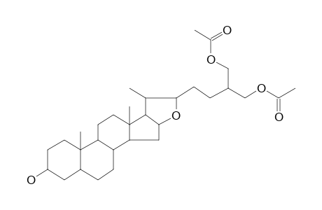 Coprostan-16,22-epoxy-3.alpha.,26,27-triol, 26,27-diacetate