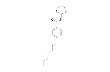 p-heptyl-N-(2-thiazolin-2-yl)benzamide