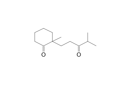 2-(3-keto-4-methyl-pentyl)-2-methyl-cyclohexanone