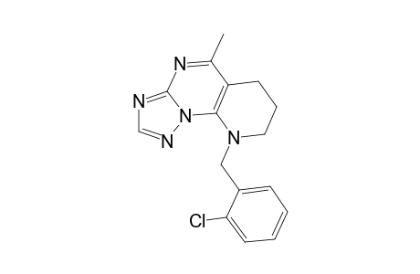 9-(o-chlorobenzyl)-5-methyl-6,7,8,9-tetrahydropyrido[3,2-e][1,2,4]triazolo[1,5-a]pyrimidine