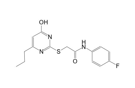 acetamide, N-(4-fluorophenyl)-2-[(4-hydroxy-6-propyl-2-pyrimidinyl)thio]-