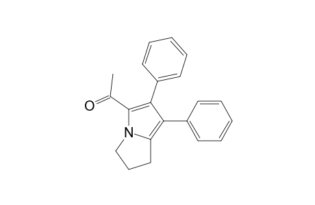 5-Acetyl-6,7-diphenyl-2,3-dihydro-1H-pyrrolizine