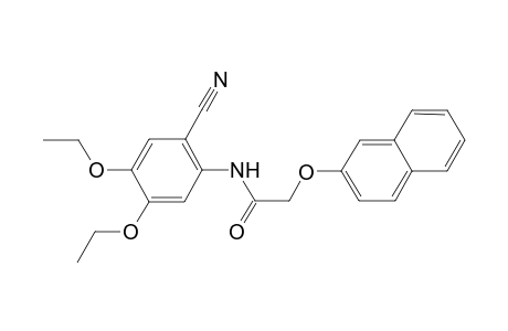 N-(2-cyano-4,5-diethoxy-phenyl)-2-(2-naphthoxy)acetamide