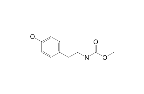 Methyl N-[2-(4-hydroxyphenyl)ethyl]carbamate