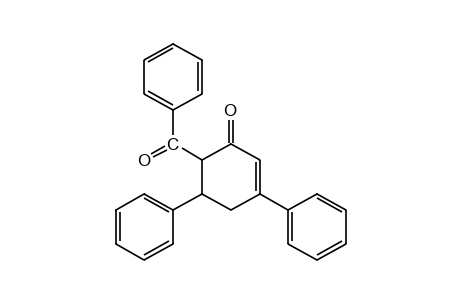 6-benzoyl-3,5-diphenyl-2-cyclohexen-1-one